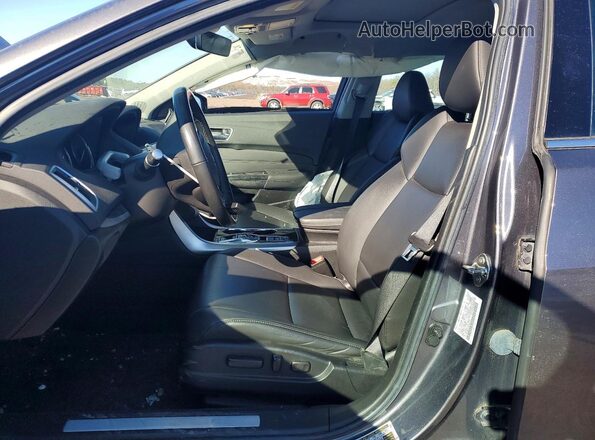 19UUB3F39KA007221 2019 ACURA TLX Gray Widok wnętrza z przodu