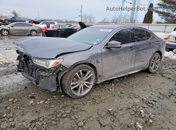 19UUB3F4XKA006992 2019 ACURA TLX Gray წინა მარცხენა ხედი სამი მეოთხედიდან