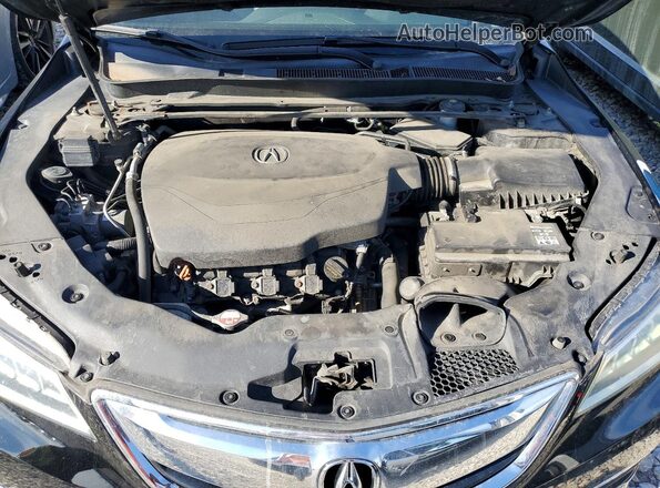 19UUB3F58GA000625 2016 ACURA TLX Черный Вид задней части салона