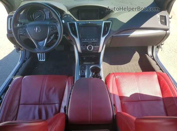 19UUB3F60JA002191 2018 ACURA TLX Black Widok deski rozdzielczej