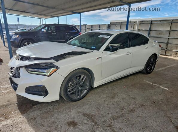 19UUB6F51SA000458 2025 ACURA TLX Белый Передняя левая четверть