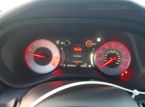 19UUB6F58MA012111 2021 ACURA TLX White Instrument cluster view