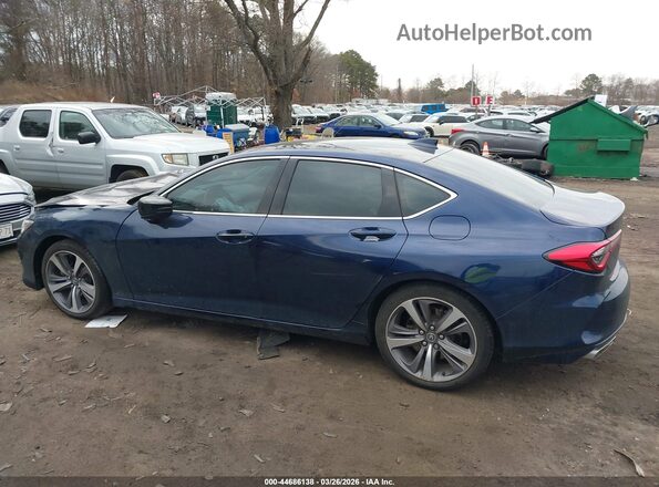 19UUB6F65MA000524 2021 ACURA TLX Синий Панорамный вид салона 360°