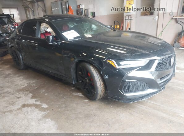 19UUB7F01SA000387 2025 ACURA TLX Черный Передняя правая четверть