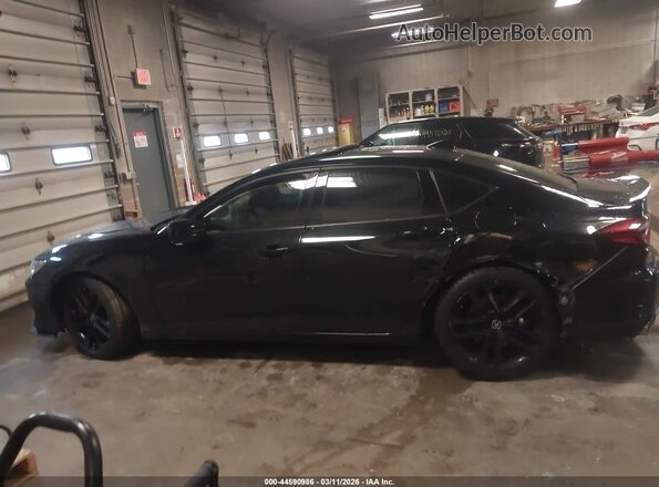 19UUB7F01SA000387 2025 ACURA TLX Черный Вид задней части салона