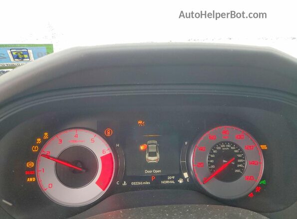 19UUB7F06NA001040 2022 ACURA TLX Синий Вид щитка приборов