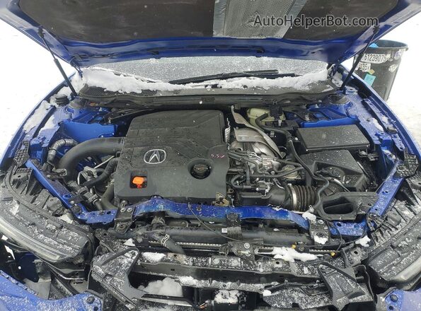 19UUB7F06NA001040 2022 ACURA TLX Синий Вид задней части салона