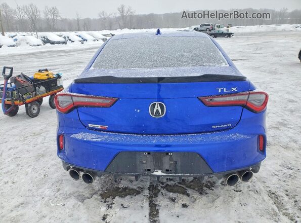 19UUB7F06NA001040 2022 ACURA TLX Синий Вид сзади