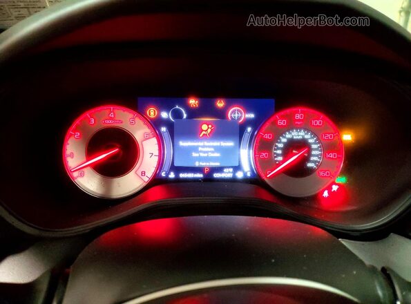19UUB7F98PA002000 2023 ACURA TLX Black Вид щитка приладів
