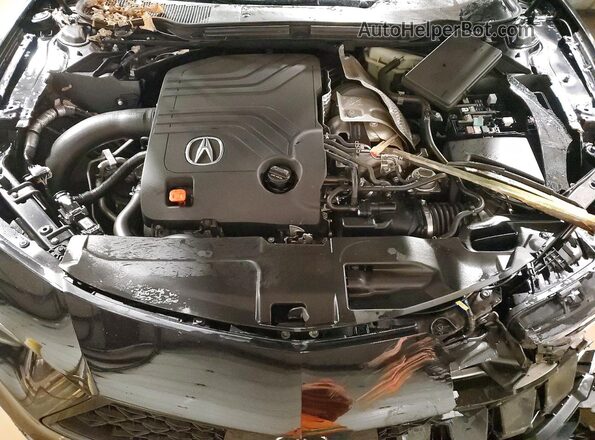 19UUB7F98PA002000 2023 ACURA TLX Black Вид задньої частини салону