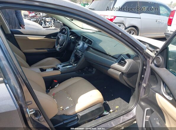 19XFC1F38LE020131 2020 HONDA CIVIC Gray Вид салону спереду