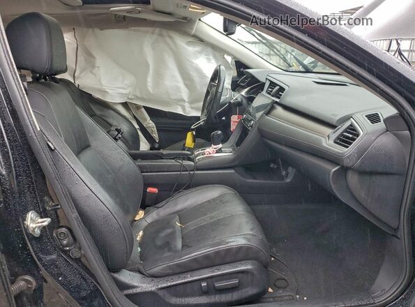 19XFC1F91GE017453 2016 HONDA CIVIC Черный Вид салона спереди