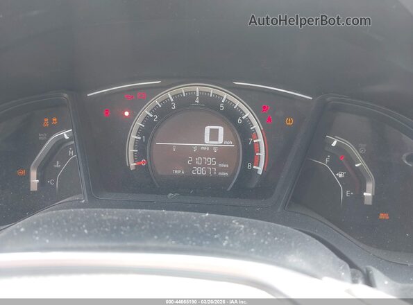 19XFC2E55HE068671 2017 HONDA CIVIC Серебряный Вид задних сидений