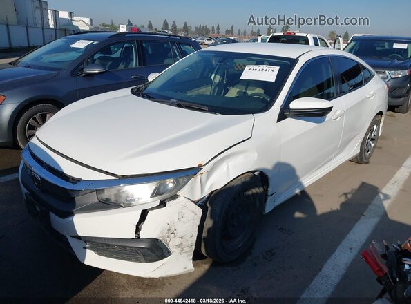 19XFC2F52GE201853 2016 HONDA CIVIC White Передня ліва чверть