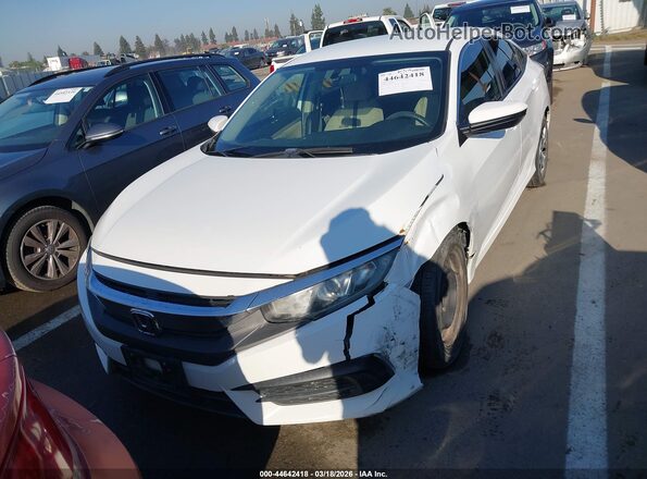 19XFC2F52GE201853 2016 HONDA CIVIC White Вид щитка приладів