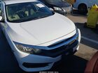 2016 Honda Civic Lx White vin: 19XFC2F52GE201853