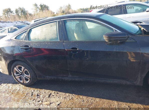 19XFC2F52GE230382 2016 HONDA CIVIC Black Вид задньої частини салону