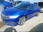 2017 Honda Civic Lx Blue vin: 19XFC2F52HE211669