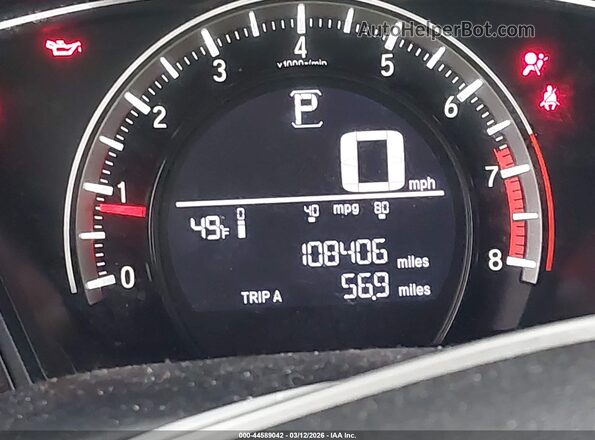 19XFC2F54GE227774 2016 HONDA CIVIC Black 