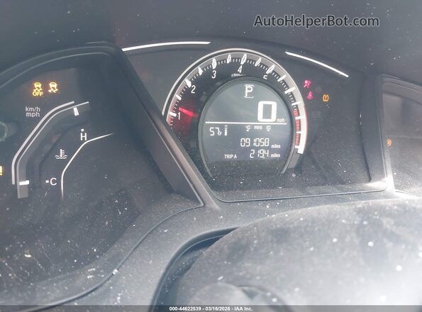 19XFC2F55HE026273 2017 HONDA CIVIC Черный Вид задних сидений