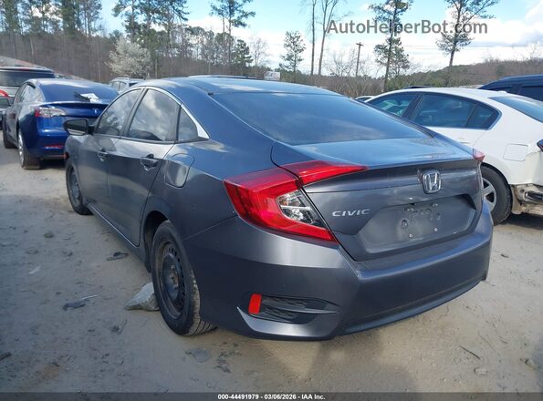 19XFC2F55JE005087 2018 HONDA CIVIC Gray Задня ліва чверть