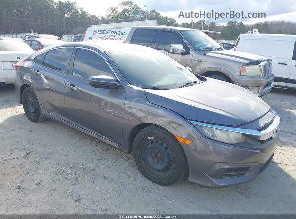 19XFC2F55JE005087 2018 HONDA CIVIC Gray Вид задньої частини салону
