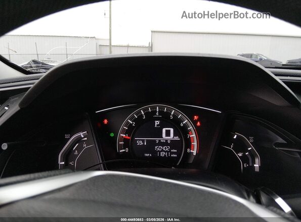 19XFC2F57GE200794 2016 HONDA CIVIC Серый Вид задних сидений