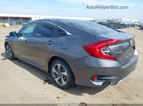 19XFC2F60KE030991 2019 HONDA CIVIC Серый Задняя левая четверть