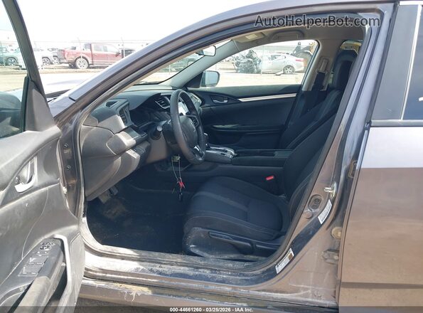 19XFC2F60KE030991 2019 HONDA CIVIC Серый Вид салона спереди