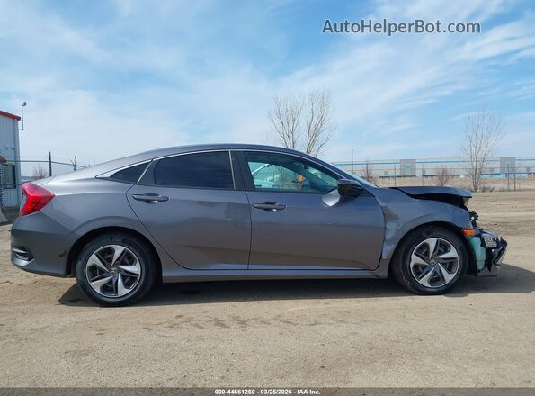 19XFC2F60KE030991 2019 HONDA CIVIC Серый Вид задней части салона