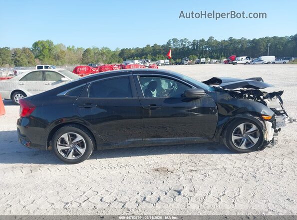 19XFC2F61KE022642 2019 HONDA CIVIC Черный Вид задней части салона