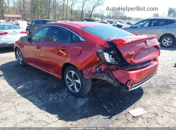 19XFC2F69LE012572 2020 HONDA CIVIC Красный Задняя левая четверть