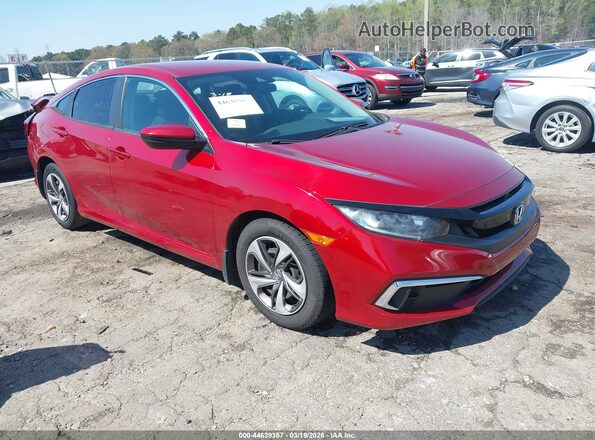 19XFC2F69LE012572 2020 HONDA CIVIC Красный Передняя правая четверть