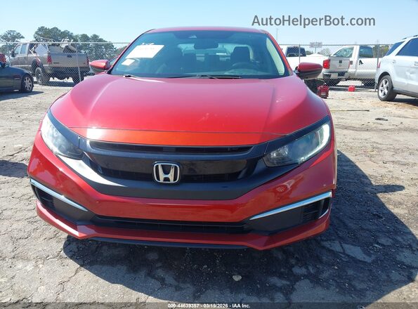 19XFC2F69LE012572 2020 HONDA CIVIC Красный Вид задней части салона