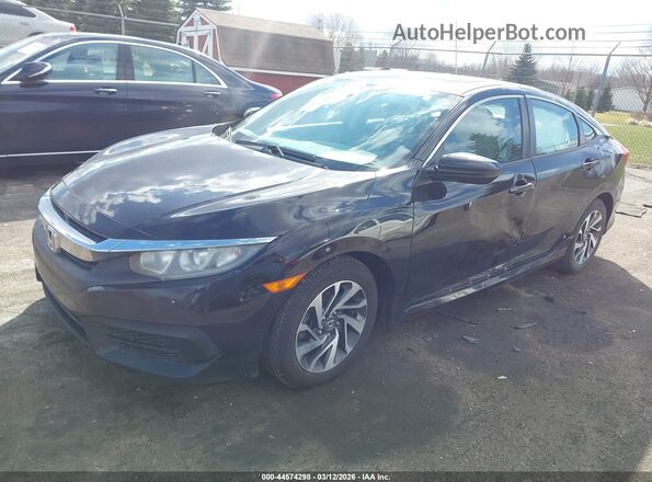 19XFC2F71HE003669 2017 HONDA CIVIC Черный Передняя левая четверть