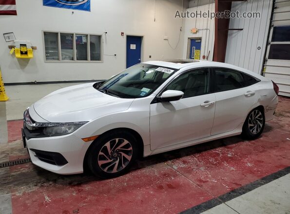 19XFC2F76GE216387 2016 HONDA CIVIC Белый Передняя левая четверть