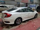 2016 Honda Civic Ex Белый vin: 19XFC2F76GE216387