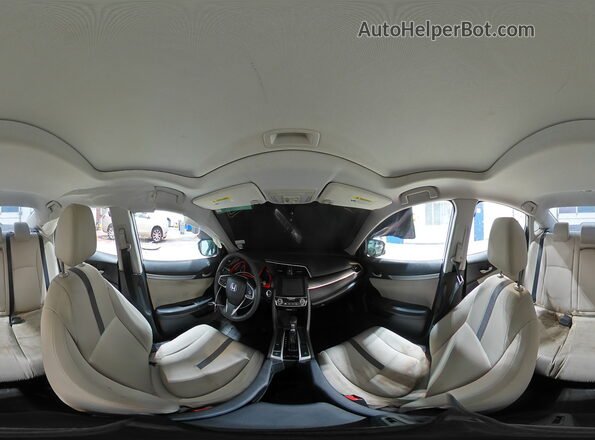 19XFC2F76GE216387 2016 HONDA CIVIC Белый Вид наклейки с VIN-кодом