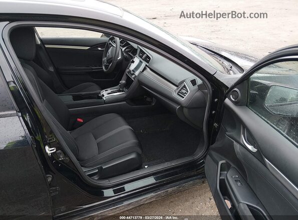 19XFC2F76GE234341 2016 HONDA CIVIC Черный Вид салона спереди