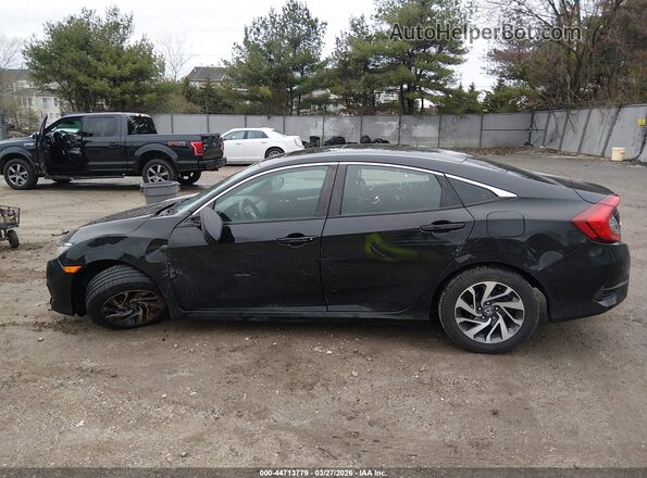 19XFC2F76GE234341 2016 HONDA CIVIC Черный Вид задней части салона