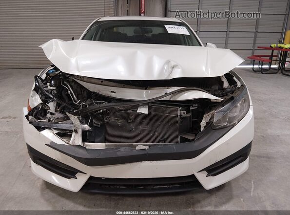 19XFC2F76JE033689 2018 HONDA CIVIC White Вид щитка приладів