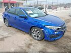 2018 Honda Civic Ex Blue vin: 19XFC2F78JE035086