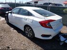 2017 Honda Civic Ex Белый vin: 19XFC2F7XHE038243