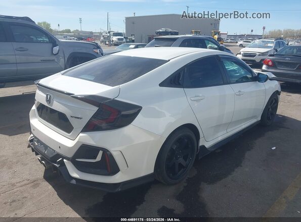 19XFC2F83KE029321 2019 HONDA CIVIC Белый Задняя правая четверть