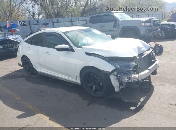 19XFC2F83KE029321 2019 HONDA CIVIC Белый Передняя правая четверть