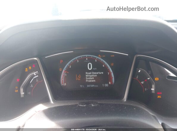 19XFC2F83KE029321 2019 HONDA CIVIC Белый Вид задних сидений