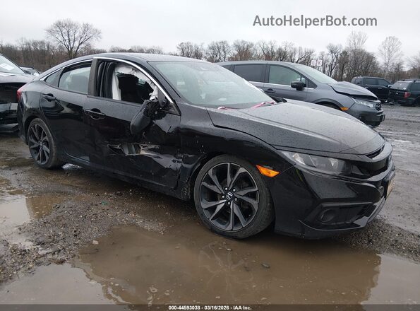 19XFC2F84ME200306 2021 HONDA CIVIC Черный Передняя правая четверть