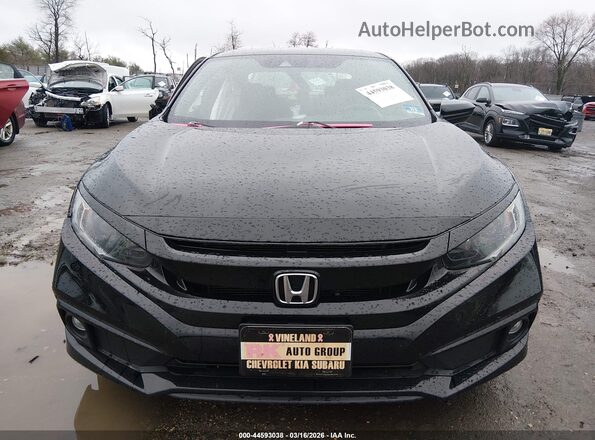 19XFC2F84ME200306 2021 HONDA CIVIC Черный Вид щитка приборов
