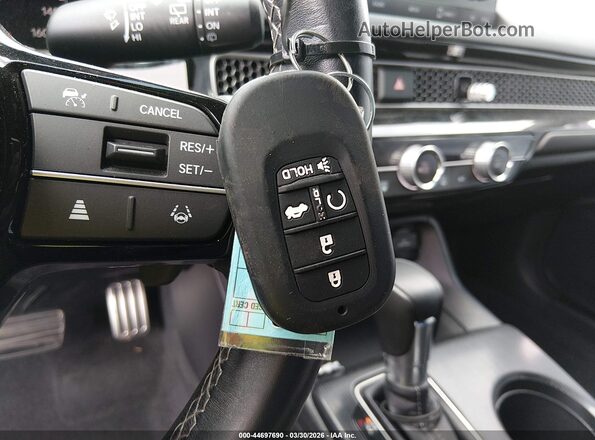 19XFL2H83PE019697 2023 HONDA CIVIC Черный Вид панели приборов