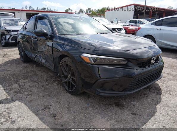 19XFL2H83PE019697 2023 HONDA CIVIC Черный Передняя правая четверть